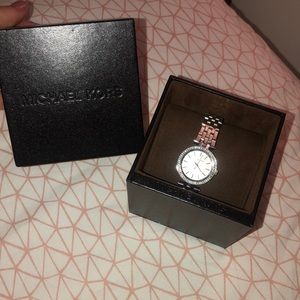 Silver Michael Kors Watch-Womens